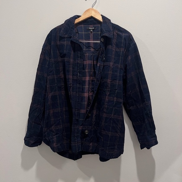 Madewell Jackets & Blazers - Women’s Sz MED Plaid Madewell